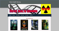 Desktop Screenshot of moviehealthwarning.com